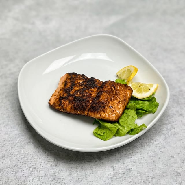 Blackened Salmon*.
