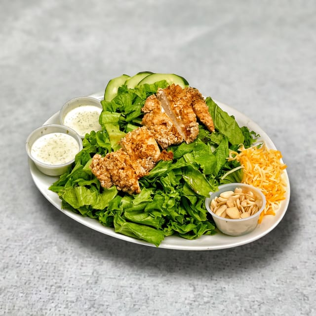 Fried Chicken Salad.